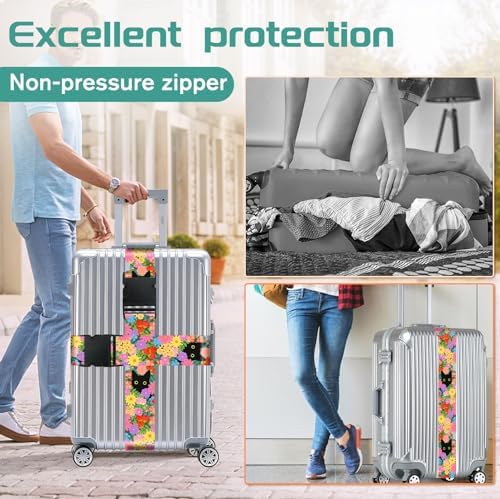 Slohif Luggage Straps for Suitcases Travel Belt Accessories Luggage Connector - Image 5