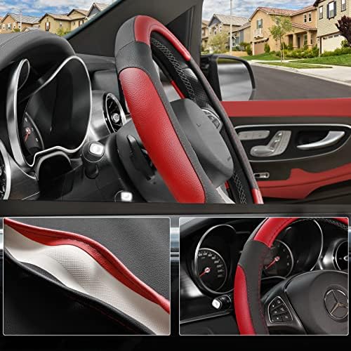SEG Direct Steering Wheel Cover 14.5-15 inch Car Auto Interior Accessories - Image 3