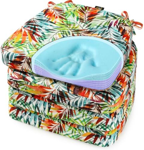 SUNROX Cooling Gel Memory Foam Chair Cushions, 2.6" Thick U-Shaped Dual-Layer by SUNROX