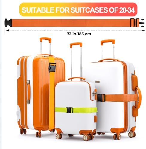 Luggage Straps for Suitcases TSA Approved, Travel Belt Suitcase Belt, Suitcase - Image 3