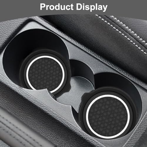 HZEL 4PCS 2.75 Inch PVC Car Cup Holder Coasters - Image 6