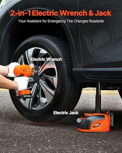 VEVOR Electric Car Jack Cordless Remote Control, 5 Tons /11000 lbs, Electric - Image 2
