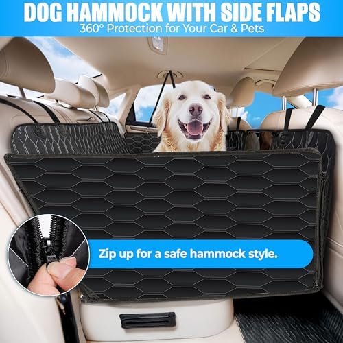 Dog Back Seat Cover Hard Bottom - Image 6