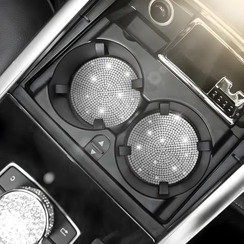 Osilly 4PCS 2.75 Inch Rhinestone Cup Holder Coasters - Image 5