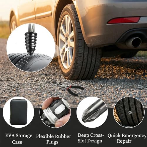 Tire Repair Kit, 3-in-1 Ratchet Tool - Image 3