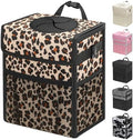Capolo Car Trash Can with Lid, Leakproof Car Garbage Can Car Trash Bag by Capolo