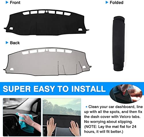 Autorder Dashboard Cover Mat for 2019-2025 Honda Passport / 2016-2022 Pilot / - Image 5