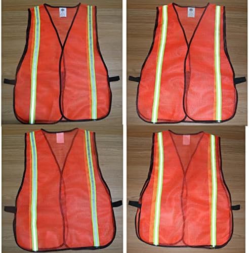 Dazonity High Visibility Reflective Safety Vest, Reflective Strips, Fit - Image 3