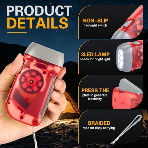 Mudder 24 Hand Crank Flashlight - Image 3