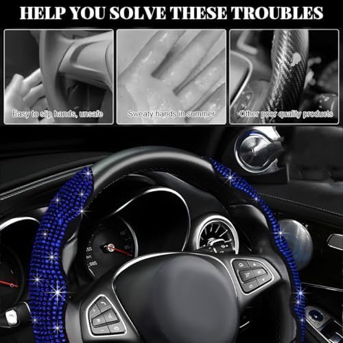 2 PCS Steering Wheel Cover, Segmented Car Wheel Covers - Image 6