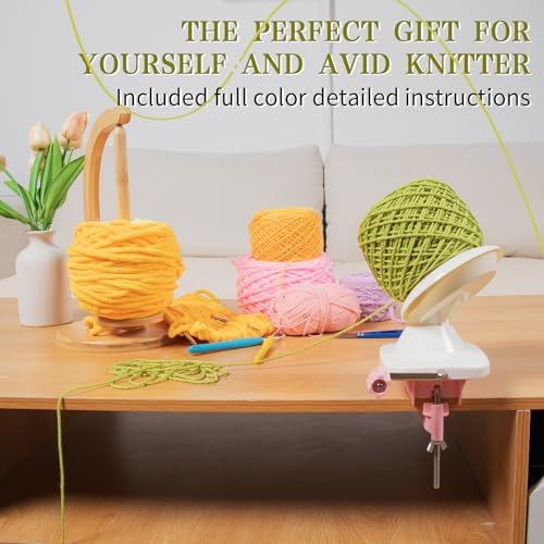 SPEENSUN 3.5 OZ Yarn Ball Winder, Low Noise Spinner - Image 6