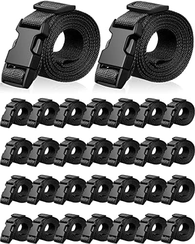 30 Pack 78 x 1 Inch Strap Buckle Packing Straps Luggage Straps Suitcase by Kajaia