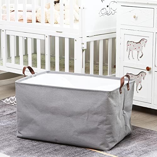 Hinwo 70L Extra Large Canvas Storage Bin - Image 3