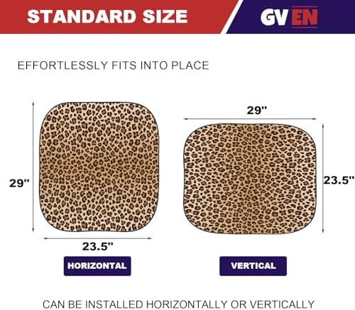 Gven Windshield Sun Shade 2pcs - Image 2