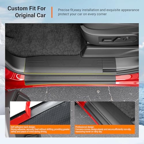 powoq 8Pcs Door Sill Protectors Compatible - Image 2