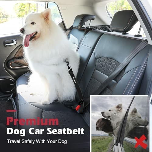 Pawaboo 2Pack Dog Seat Belt for Car - Image 2