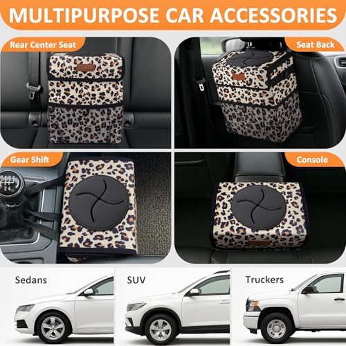Vankor Car Trash Can with Lid Leak Proof Car Accessories - Image 5