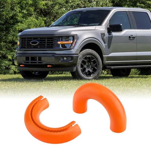 Tow Hooks Covers for F150 2004-2026/Bronco/Tundra Bright Orange by HOME