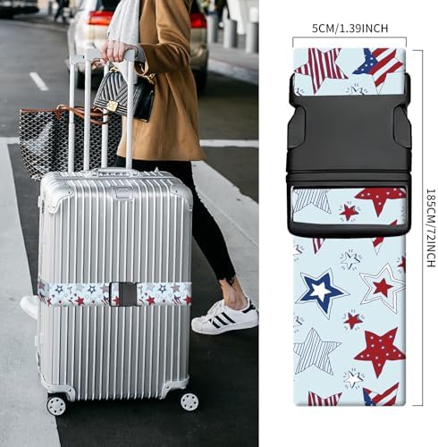 Luggage Straps for Suitcases, Heavy Duty Travel Belt - Image 3