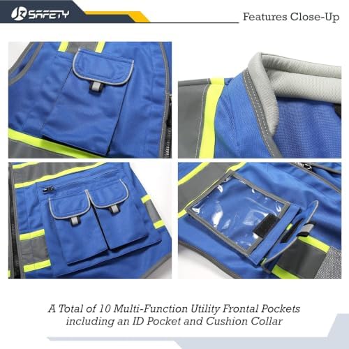 JKSafety Reflective Safety Vest - Image 2