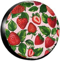Cute Strawberry Tire Covers Print Pink Tire Wheel Protector by MAGIFUN