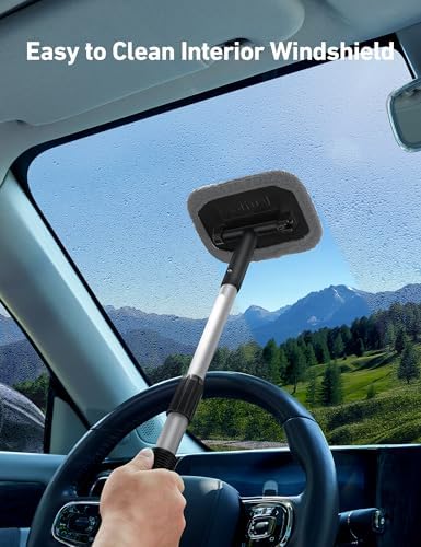 AstroAI Windshield Cleaner Extendable 180° Rotating Handle - Image 4