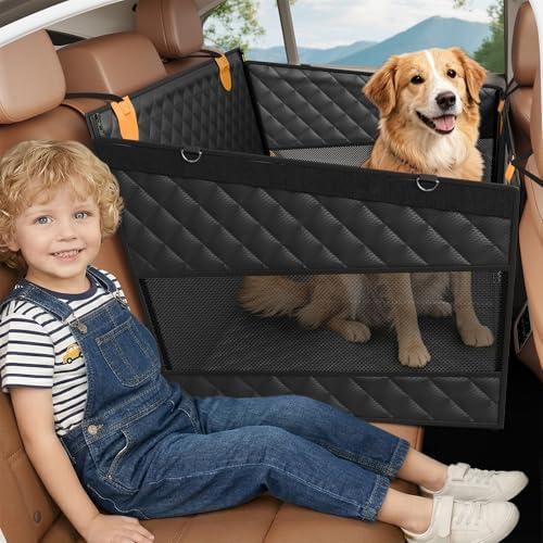 PETICON Large Dog Car Seat, Back Seat Extender - Image 7