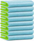 Ekedalen Microfiber Cleaning Cloth Lint Free Glass Polish, Light Blue by Ekedalen
