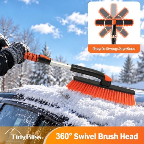 TidyBliss 36” Snow Brush with Ice Scraper - Image 3