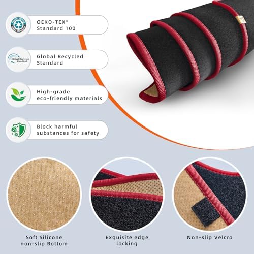 Dashboard Cover Dash Mat Fit for Ho-nda Civic 2021-2016, Car Dash Board Mat - Image 3