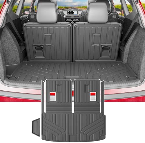 powoq Cargo Mat with Backrest Mats Compatible with 2022-2026 Acura MDX by powoq