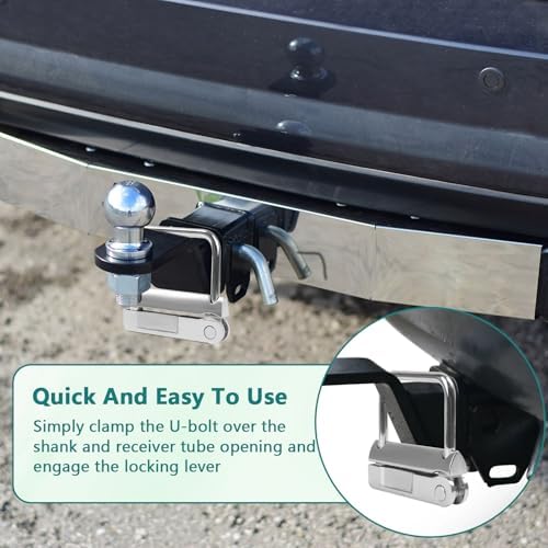 22325 No-Tool Anti-Rattle Hitch Clamp Tightener Fits - Image 5