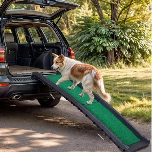Dog Ramp for Car & SUV with Poly Grass Non-Slip Surface – Lightweight & - Image 5