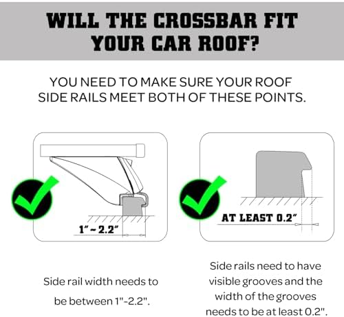Aero Aluminum Universal Roof Rack Cross Bars, Existing Raised Side Rail - Image 3