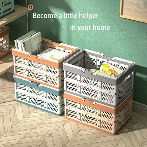Collapsible Plastic Storage Crate - Image 4