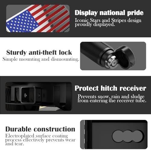 OGYE 2 Inch Trailer Hitch Cover - Image 3