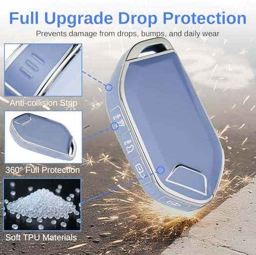for Kia Key Fob Cover with Keychain - Image 4