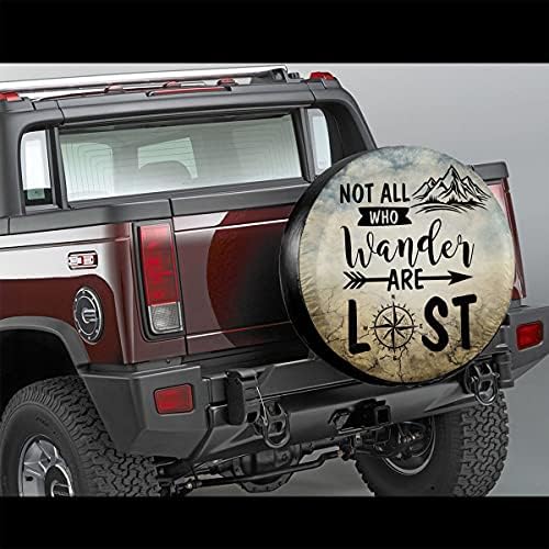 Not All Those Who Wander are Lost Spare Tire Cover Dust-Proof - Image 5