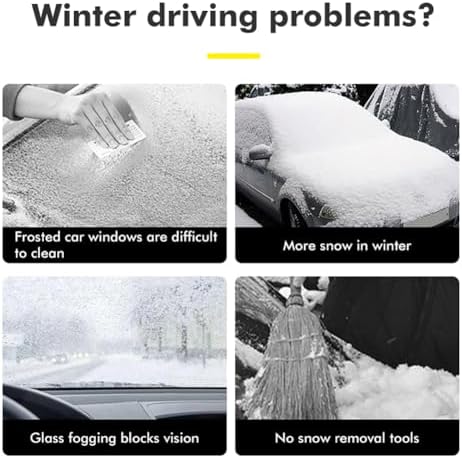 Ice Scraper with Detachable Window Squeegee - Image 7