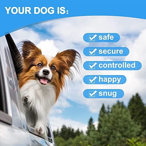 Dog Seat Belt Harness for Car, No Chew Tether Cable Vehicle Dogs Accessories - Image 3