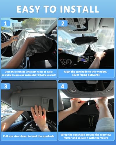 for Honda CR-V CRV 2012-2016 Sun Shade Sunshade Windshield Cover - Image 6