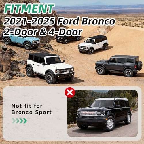 HOCHO Fit for Bronco Tailgate Table, Upgraded Heavy Duty 2-Layers No Drilling - Image 2