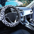 Fuzzy Steering Wheel Cover for Women Girls, Accmor Universal Fit Fur Car Wheel by Accmor