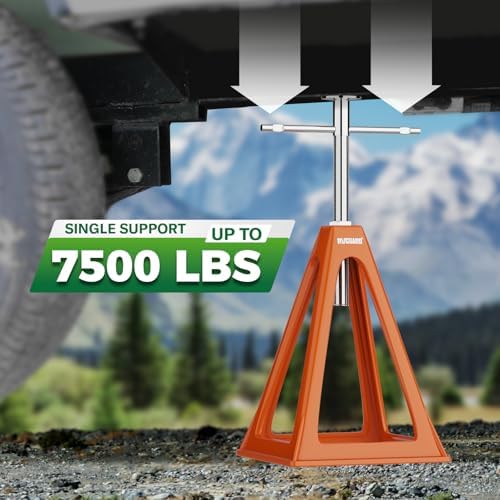 RVGUARD RV Stack Jacks 4 Pack, 7500 Lbs Aluminum Stabilizer Jacks - Image 2