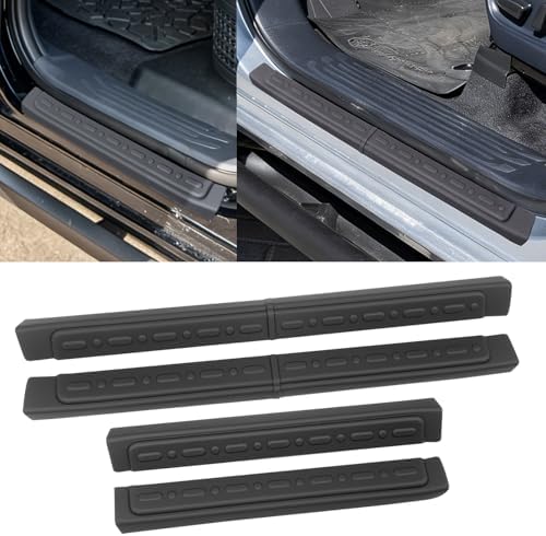 Door Sill Guards Kit Fit for 2024-2026 Toyota Tacoma Double Cab Accessories by Utiiy