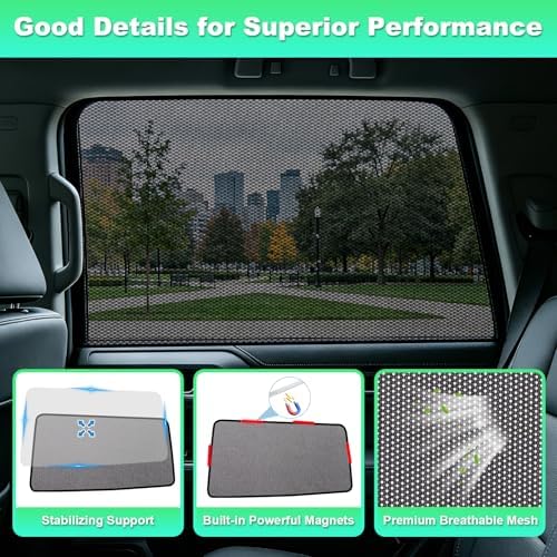 Tundra Window Shades 2022-2026, Rear Side Mesh - Image 7