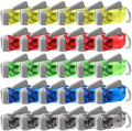 30 Pcs Hand Crank Flashlight 3 LED White Light Hand Press Torch No-Battery by Droutti