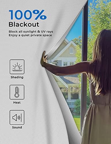 Sumobaby 75"x60" Portable Blackout Curtains Blinds - Image 2