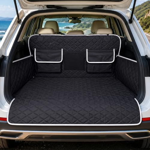 SUV Cargo Liner for Dogs, Waterproof Pet Trunk Cover for SUVs by Mesiiloly