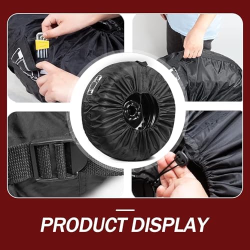 Pack-1 Car Spare Tire Cover, Adjustable Perfect Wrapping Cover - Image 5